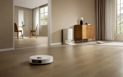 xiaomi robot vacuum x20 plus aspirando suelo de una casa